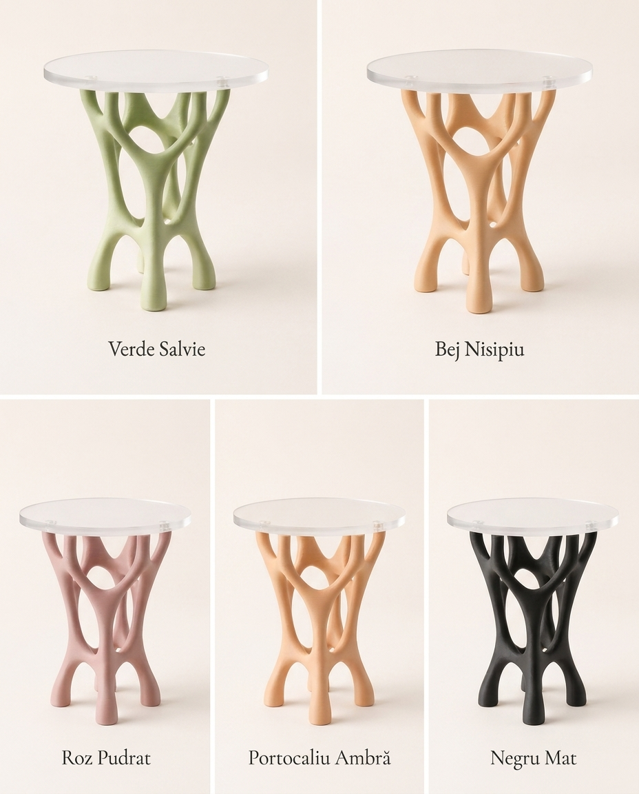 Coral Riser — sculptural riser with organic legs